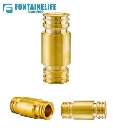 Messing pijpconnector