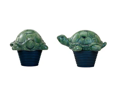 Schattige schildpadvormige waterstopplug